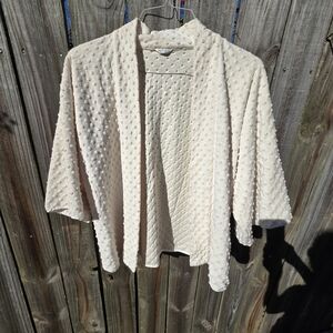 Karen Luu Vtg Chenille Bed Jacket Robe S